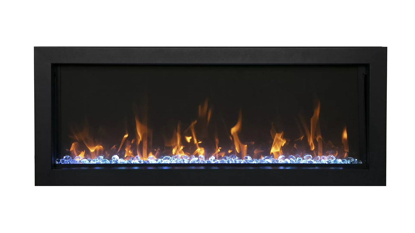 Amantii Panorama BI Slim: Smart Electric Fireplace: 5 Sizes Available - Electric Fireplace Shop