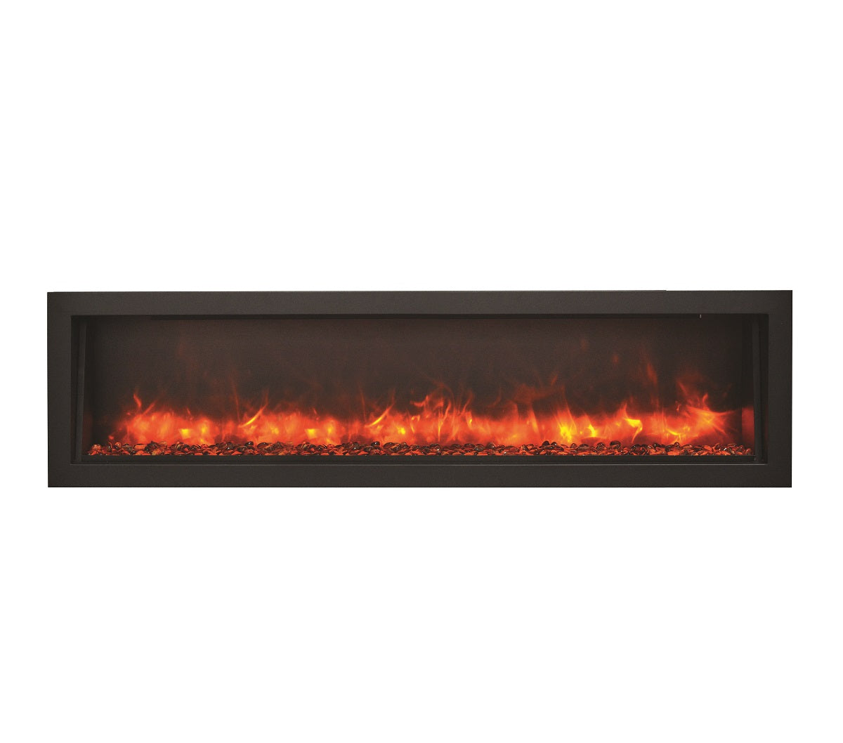 Amantii Panorama BI Slim: Smart Electric Fireplace: 5 Sizes Available - Electric Fireplace Shop