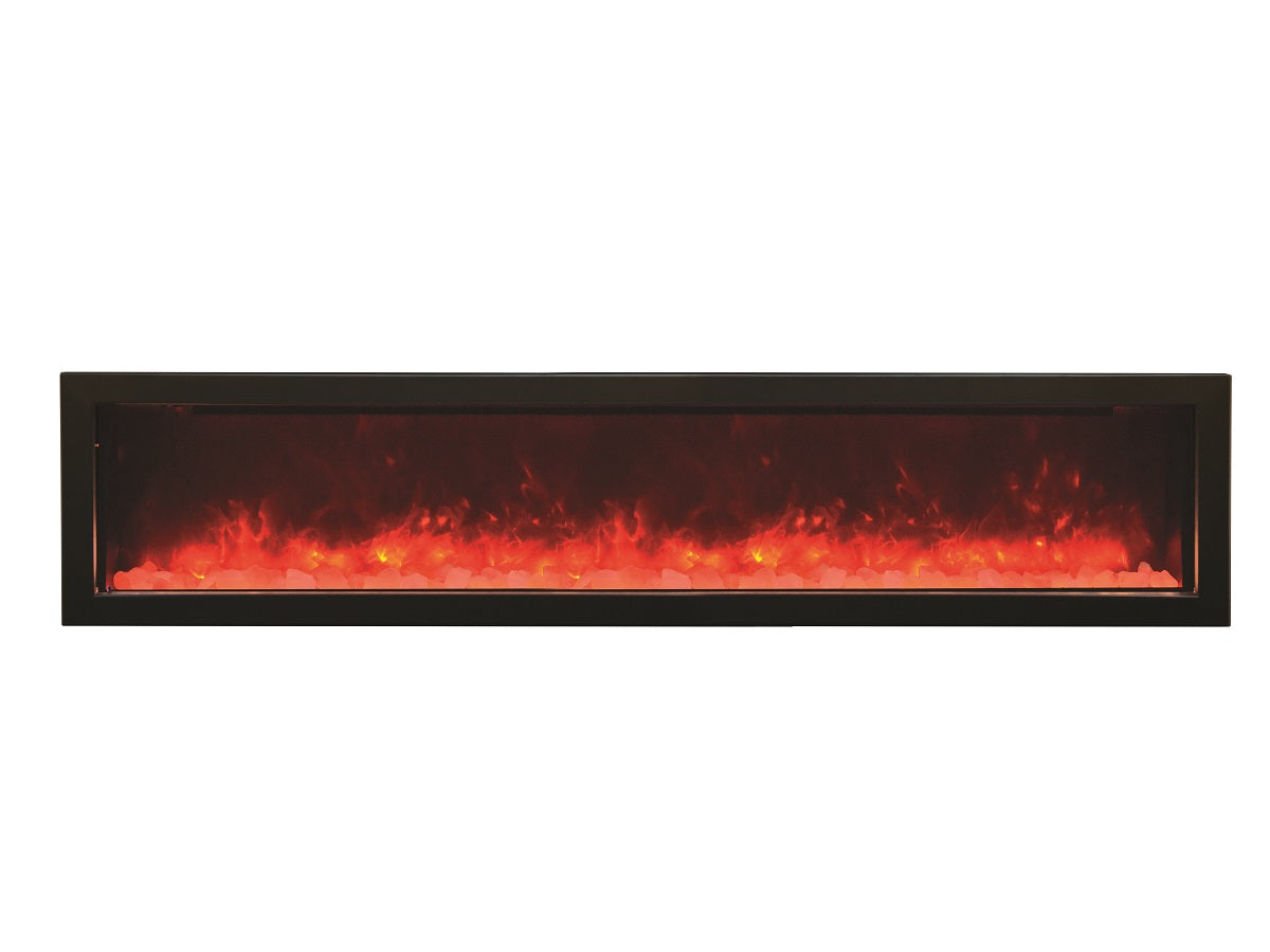 Amantii Panorama BI Slim: Smart Electric Fireplace: 5 Sizes Available - Electric Fireplace Shop