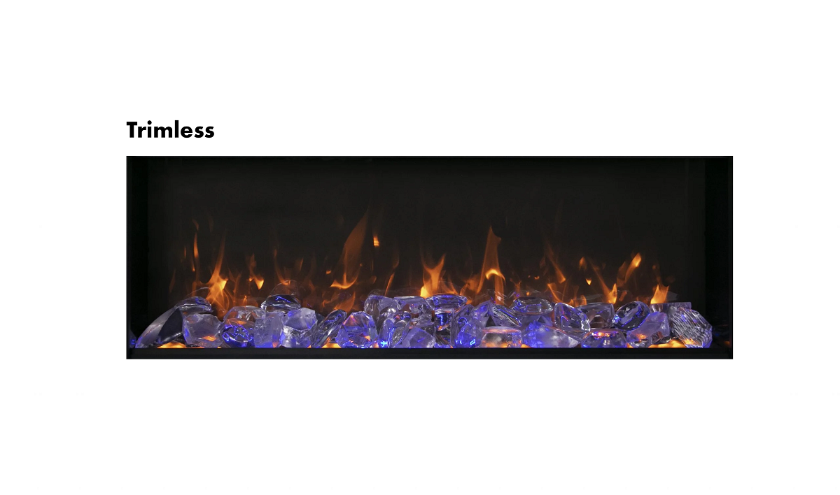 Amantii Panorama BI Xtra Slim: Smart Electric Fireplace: 4 Sizes Available - Electric Fireplace Shop