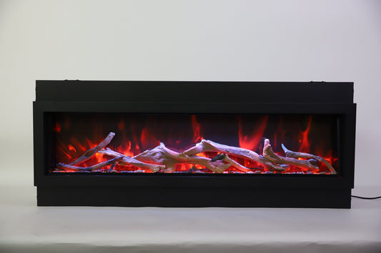 Amantii Panorama BI Deep: Smart Electric Fireplace: 5 Sizes Available - Electric Fireplace Shop