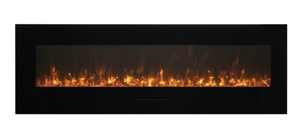 Amantii Wall Mount/Flush Mount Linear Electric Fireplace (WM-FM-BG Series) - Electric Fireplace Shop