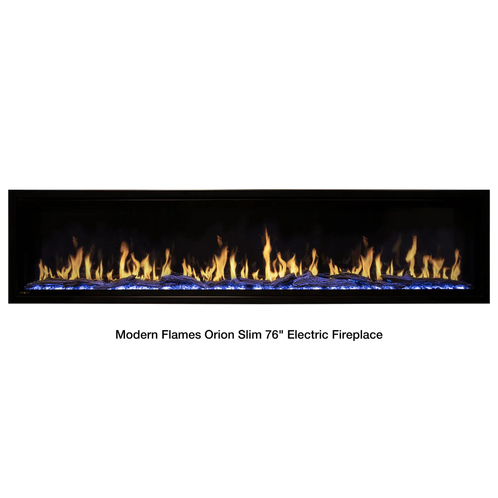 Modern Flames Orion Slim Built-in/Wall Mounted  Smart Electric Fireplace With WiFi - Electric Fireplace Shop