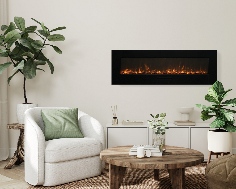 Amantii 100" Wall Mount/Built-In Smart Electric Fireplace - Electric Fireplace Shop