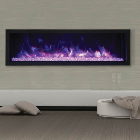 Remii Extra Slim Indoor/Outdoor Frameless Built In Electric Fireplace - Electric Fireplace Shop