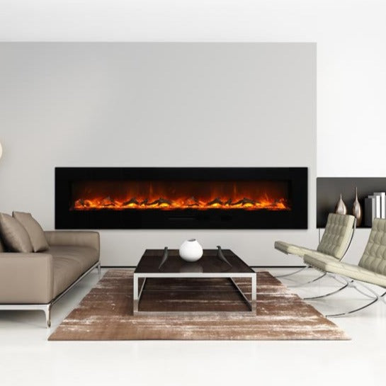 Amantii 100" Wall Mount/Flush Mount Electric Fireplace - Electric Fireplace Shop