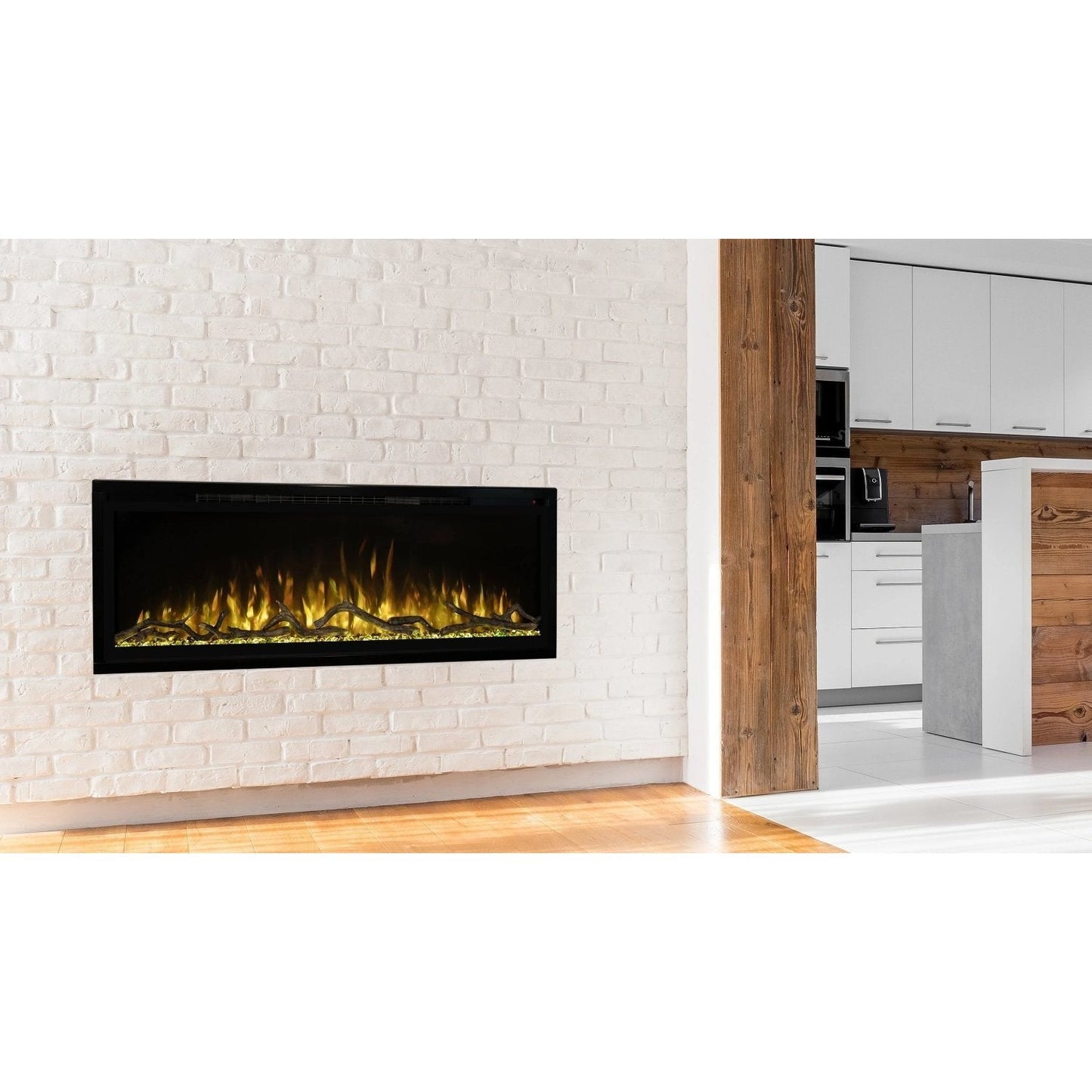 Modern Flames Spectrum Slimline Built-in electric fireplace, sizes 50"- 100"