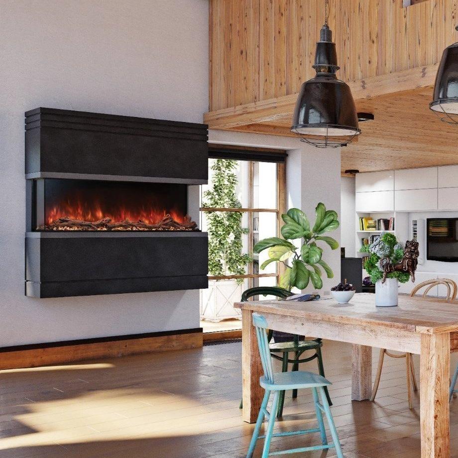 Smart Home Electric Fireplaces (Alexa/Google)