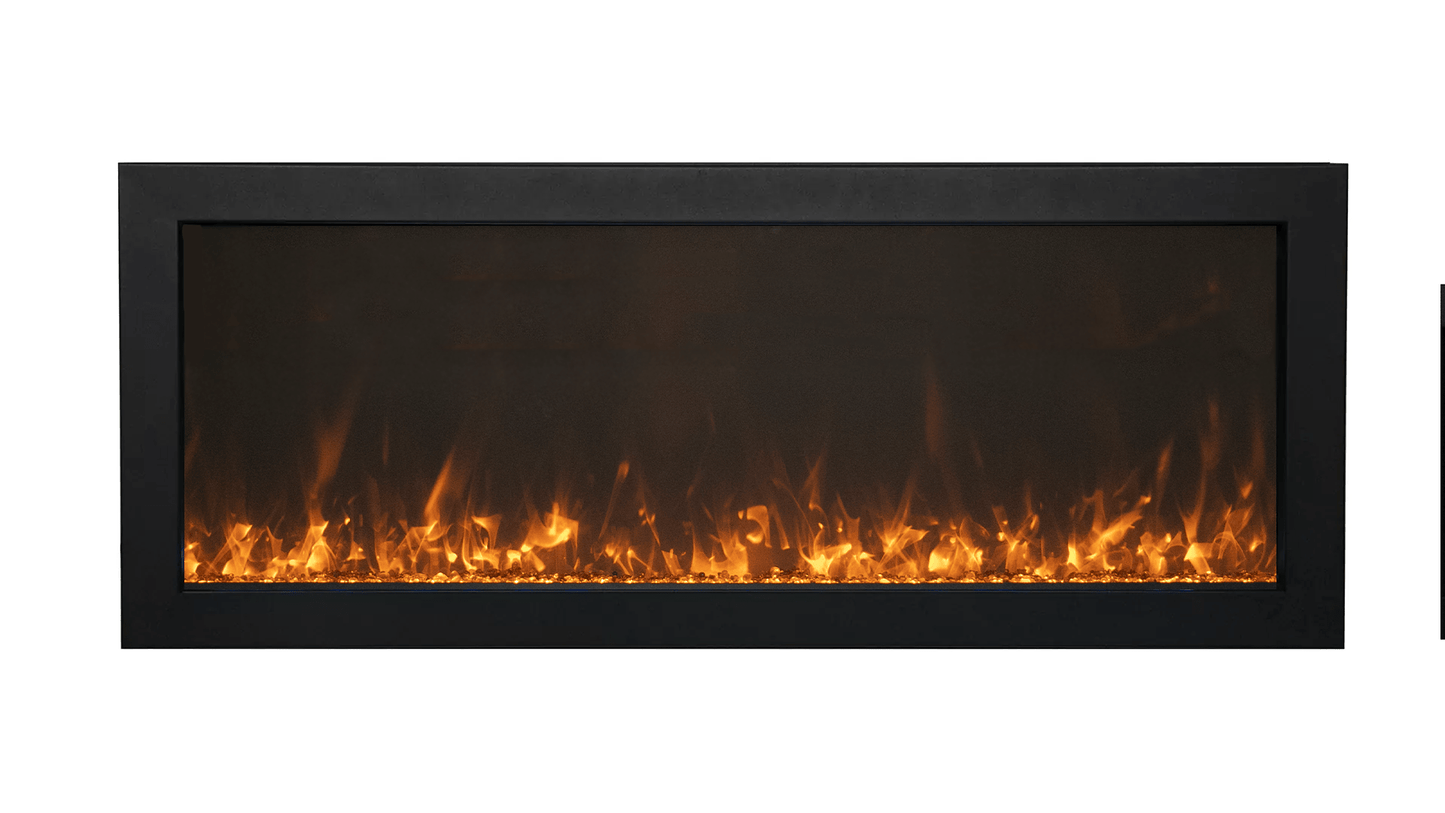 Amantii Panorama BI Slim: Smart Electric Fireplace: 5 Sizes Available - Electric Fireplace Shop