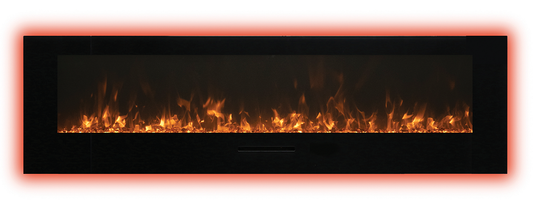 Amantii 100" Wall Mount/Built-In Smart Electric Fireplace - Electric Fireplace Shop