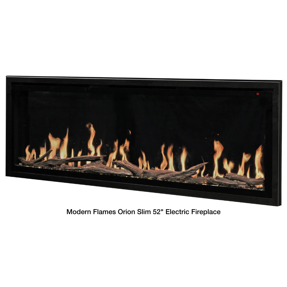 Modern Flames Orion Slim Built-in/Wall Mounted  Smart Electric Fireplace With WiFi - Electric Fireplace Shop