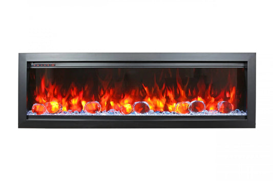 Amantii Symmetry Bespoke: Built-In/Wall Mounted Electric Fireplace With Wifi And Realistic Sound - Electric Fireplace Shop