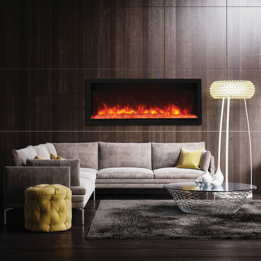 Remii Extra Tall Indoor/Outdoor Built In Electric Fireplace - Electric Fireplace Shop