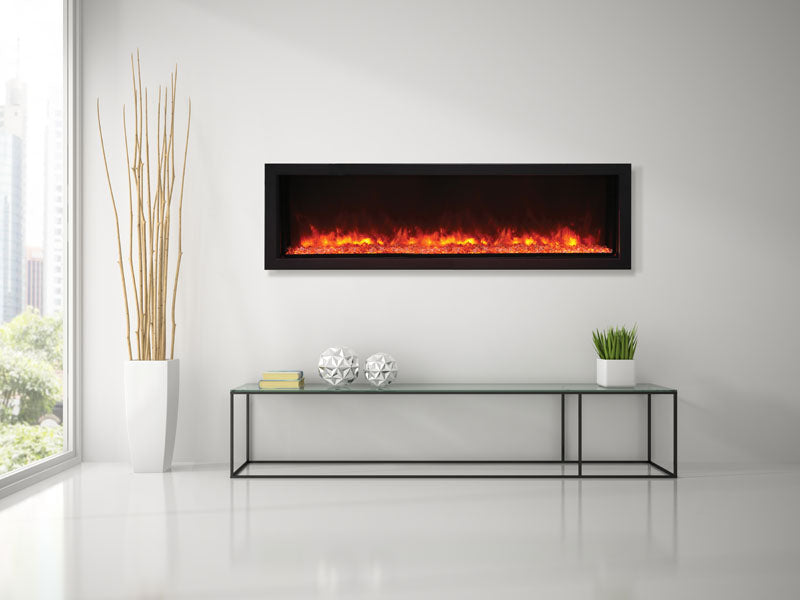 Remii Extra Tall Indoor/Outdoor Built In Electric Fireplace - Electric Fireplace Shop