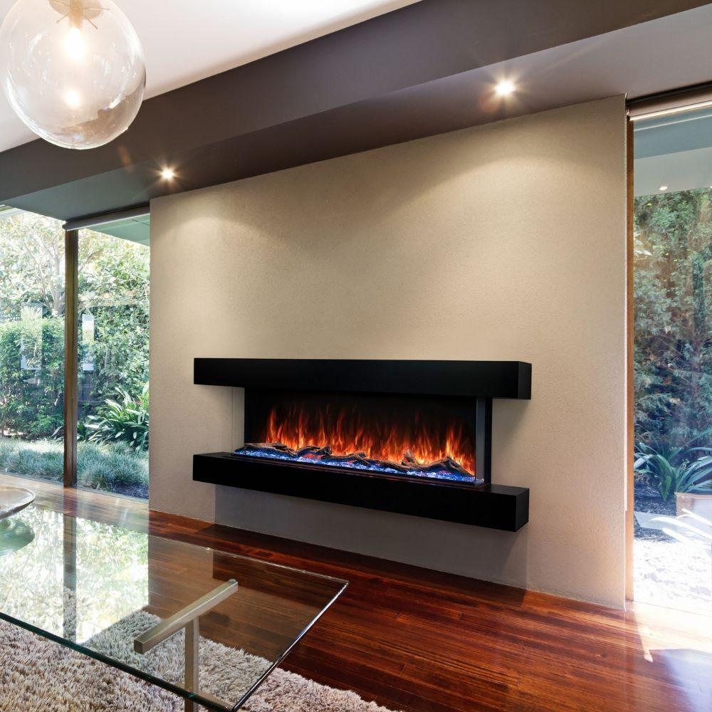Modern Flames "Landscape Pro Multi" 3-Sided Smart Electric Fireplace, Sizes: 44"- 96" - Electric Fireplace Shop