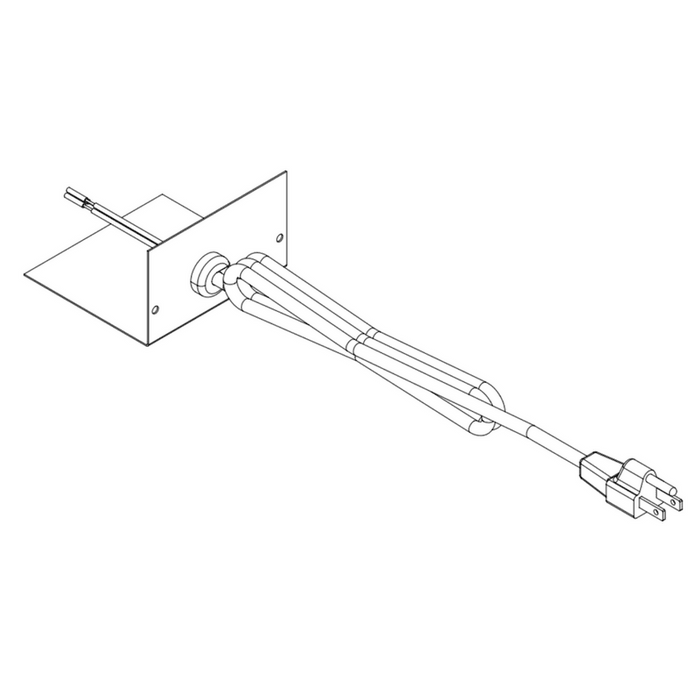 Dimplex Plug Kit For The Revillusion RBF30, RBF36, RBF36P & RBF42 Electric Fireboxes (RBFPLUG) - Electric Fireplace Shop