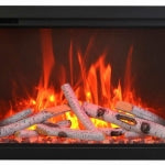 Amantii Traditional Built-In Electric Fireplace Insert- Sizes: 26" - 48" - Electric Fireplace Shop